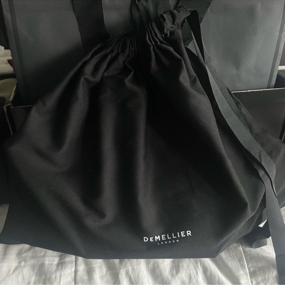 DeMellier Midi New York black croc effect bag brand new never worn in dustbag! - Picture 7 of 15